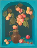 Still Life of Fruit by Yasbel Maria Perez, 2005, Acrylic on Canvas, sold Oct 2024