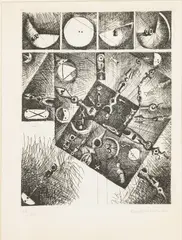 Untitled by Marcelo Bonevardi, 1966, Etching, sold Oct 2024