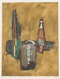 Images in a Garden by Johnny Friedlaender, Etching and Aquatint, sold Oct 2024