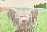 Dog at Duck Trap by Alex Katz, Lithograph, sold Oct 2024