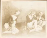 Resting Dancers by Moses Soyer, Lithograph, offered Oct 2024