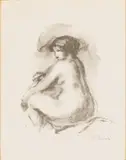 Etude de Femme Nue Assise by Pierre-Auguste Renoir, Lithograph, offered Oct 2024