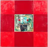 Intermediary #One by Dan Namingha, 2000, Acrylic/Canvas, sold Oct 2024