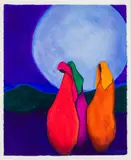Journey by Midnight by Lindsey Leavell, Watercolor, offered Oct 2024