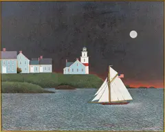 Safe Return by Ted Jeremenko, Acrylic on Canvas, sold Oct 2024