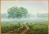 Landscape by A. Tapxob, Oil on Canvas, sold Oct 2024