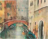 Rio Dell' Osmarin by Bernhard Vogel, Watercolor, offered Oct 2024