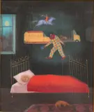 A Child’s Dream by Branko Bahunek, 1984, Oil on Canvas, sold Oct 2024