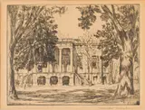 Hermitage Plantation by Christopher Murphy Jr., Etching, sold Jun 2024