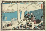 The End (Taibi) by Utagawa Hiroshige II, c. 1855, Woodblock print, sold Jun 2024