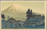 Fuji from Mizukubo by Shōtei Takahashi, Woodblock Print, sold Jun 2024