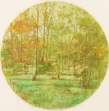 Tapestry by Harvey Kidder, 1976, Watercolor and Pastel, offered Jun 2024
