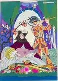 Concert by Umberto Brunelleschi, 1919, Pochoir Print, offered Jun 2024