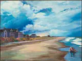 Nag's Head, North Carolina by Betty D. Carspecken, Oil on Canvas Panel, offered Jun 2024
