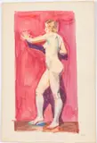 Study of a Nude by Helen Toth, 1931, Watercolor on Paper, sold Jun 2024