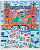 London by Risaburō Kimura, Serigraph, sold Jun 2024