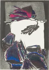 Quadra by Deborah Remington, 1989, Lithograph, sold Jun 2024