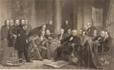 Men of Progress by John Sartain, c. 1868, Engraving, sold Jun 2024