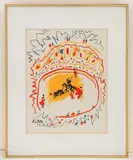 Titled La Petite Corrida, from X´ siecle by Pablo Picasso, 1957, lithograph, sold Dec 2025