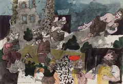 The Opera by Maxwell Bennett Bates, 1967, watercolour on paper, sold Sep 2026