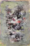 Mai 73 by Léon Bellefleur, 1973, gouache on paper, sold Sep 2026