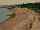 Bancroft Point, Grand Manan Island by Alan Caswell Collier, oil on board, sold Sep 2026