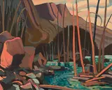 Medicine Lake by Henry George Glyde, 1952, oil on board, sold Sep 2026