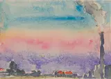 Evening WC-23-83 by Dorothy Knowles, 1983, watercolour on paper, sold Sep 2026