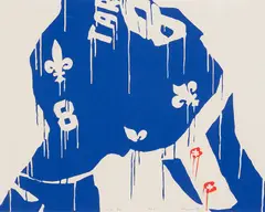 No. 8 by Serge Lemoyne, 1978, colour serigraph on paper, sold Sep 2026