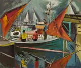 The Boater by Henri Leopold Masson, 1949, oil on canvas, sold Sep 2026