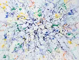 Voyage au bout du vent by Marcel Barbeau, 1978, acrylic on canvas, sold Sep 2026