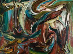Sans titre by Pierre de Ligny Boudreau, 1959, oil on canvas, sold Sep 2026