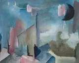 Chant pour Isolde by Rita Letendre, casein on paper, sold Sep 2026
