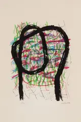 Parler de corde, L'Indien by Jean Paul Riopelle, colour lithograph on paper, sold Sep 2026