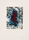 Poisson sur Fond Bleu by Jean Paul Riopelle, colour etching on paper, sold Sep 2026