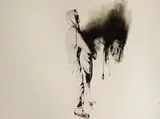 Untitled (Bride Burning) by Marc Séguin, mixed media on canvas, sold Sep 2026