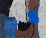 Sans titre by Fernand Toupin, 1960, pastel on paper on board, sold Sep 2026