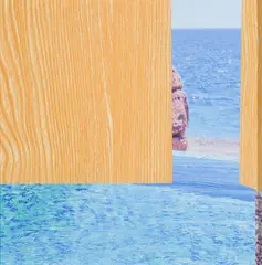 Blue Strip by Vikky Alexander, inkjet print on paper, sold Sep 2026
