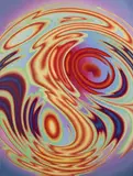 Réflexion Spéculaire 2 / Reflection Pool 2 by Karine Fréchette, acrylic on canvas, sold Sep 2026
