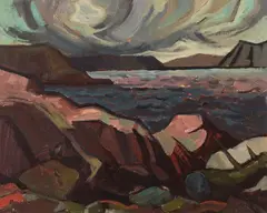 Port Washington, B.C. by Henry George Glyde, 1966, oil on canvas board, sold Sep 2026
