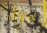 Winter Calligraphy by Jack Shadbolt, 1962, oil on paper, sold Sep 2026