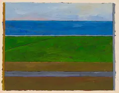 Untitled I by Gordon A. Smith, watercolour and mixed media on paper, sold Sep 2026
