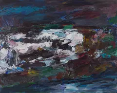 S.D. IV - Barkley Sound Series by Gordon A. Smith, 1989, acrylic on canvas, sold Sep 2026