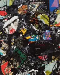 Untitled by Gordon A. Smith, mixed media collage on paper, sold Sep 2026