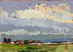 Delta by Bobbie Burgers, acrylic on canvas, sold Sep 2026