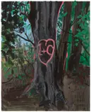 I+C by Kim Dorland, oil on aluminum on board, sold Sep 2026