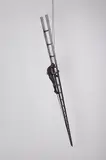 Forced Perspective by David Robinson, bronze and string, sold Sep 2026