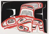 Killerwhale by Robert Charles Davidson, 1983, colour serigraph on paper, sold Aug 2026