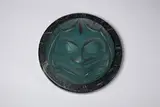 Frog by Robert Charles Davidson, 1987, bronze sculpture with green patina on a soapstone base, sold Aug 2026