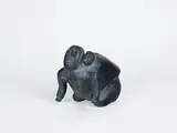 Mother and Child by Margaret Uyauperq Aniksak, soapstone sculpture, sold Aug 2026
